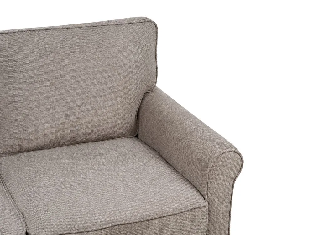 2 Seater Fabric Sofa Light Brown RONNEBY