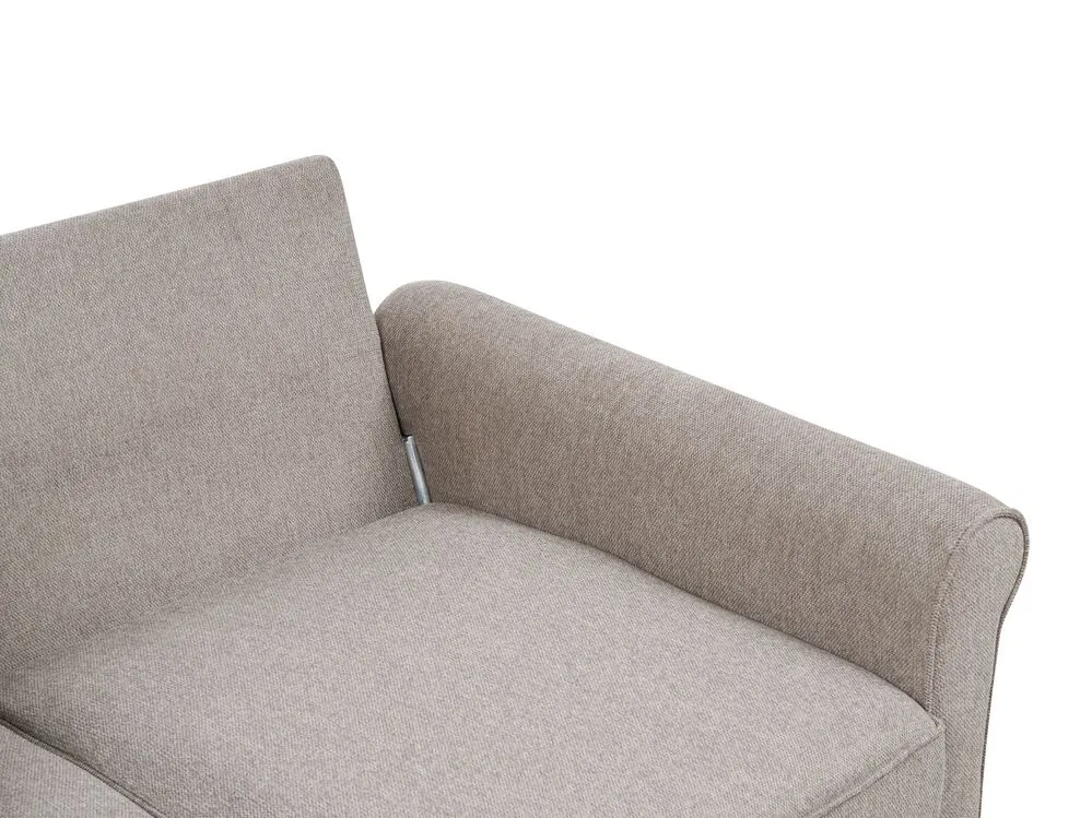 2 Seater Fabric Sofa Light Brown RONNEBY