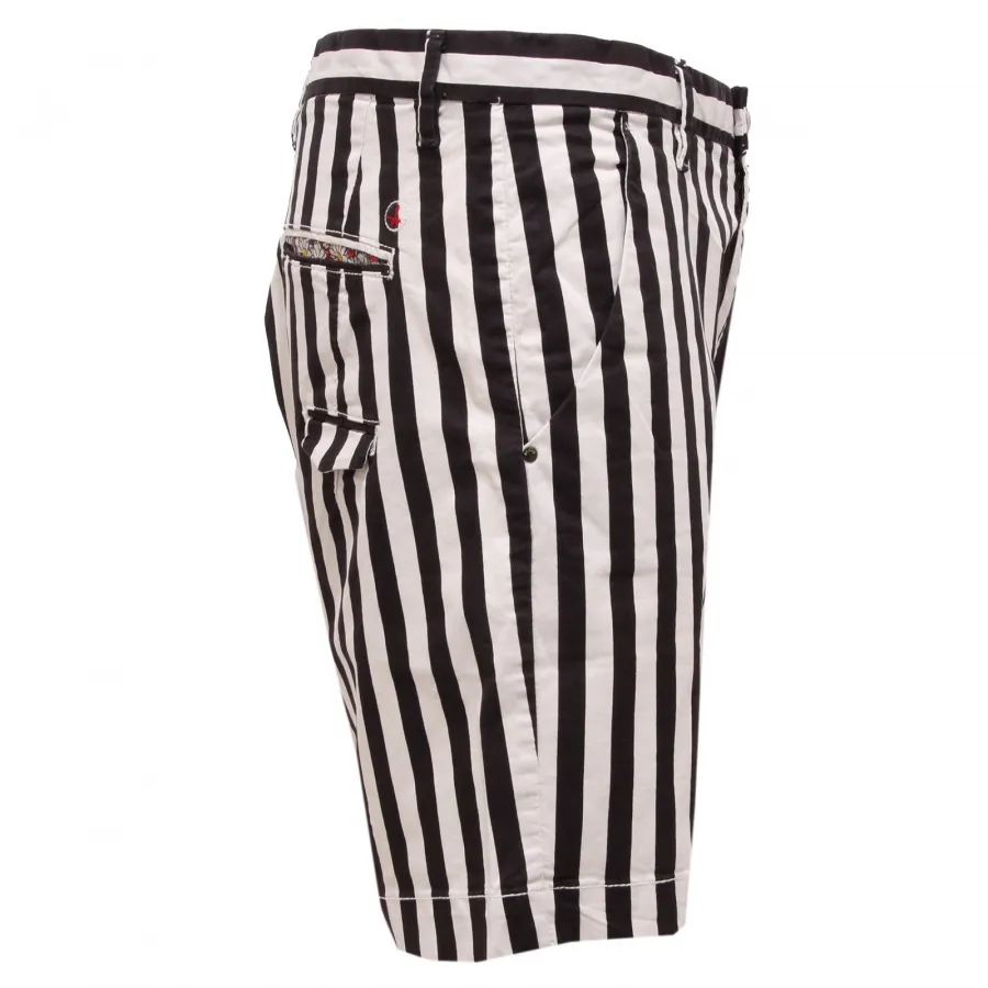 5774X bermuda uomo AT.P.CO black/white cotton short men