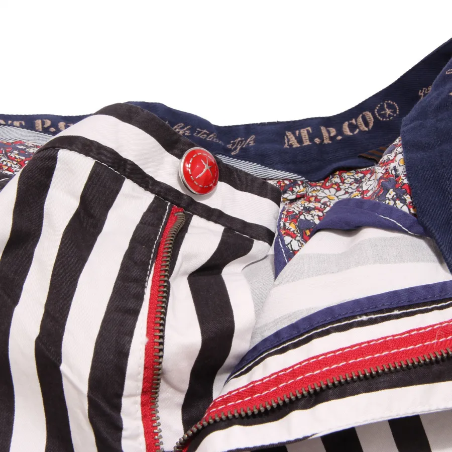 5774X bermuda uomo AT.P.CO black/white cotton short men