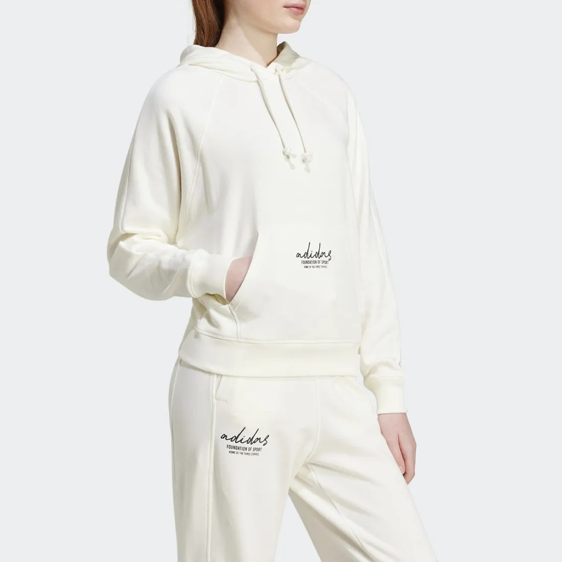 ADIDAS - Felpa Signature Graphic Embroidery French Terry