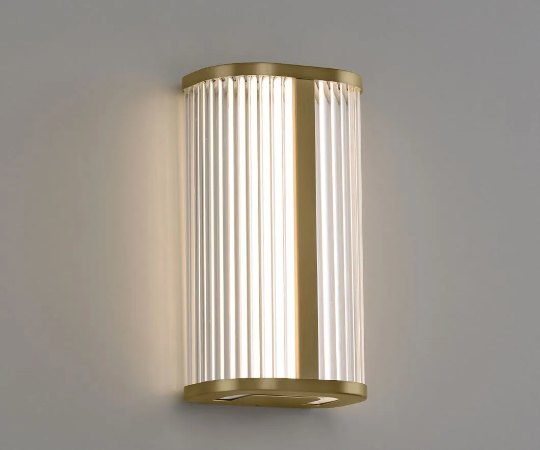 Applique Decorativa Oro Diva Bagno IP44 Led CCT H30 cm IP44 ACB
