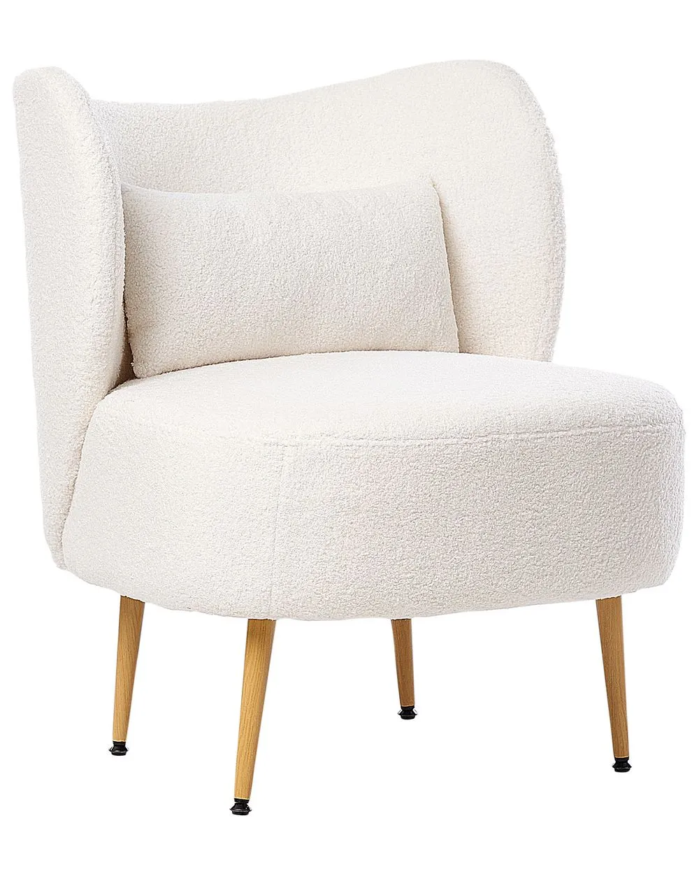 Armchair OTSBY II with Cushion Boucle Cream