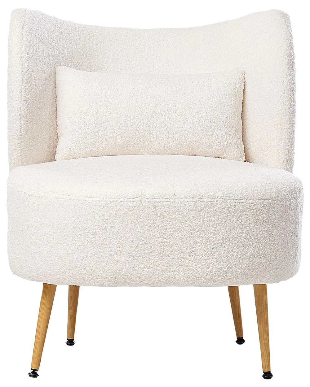 Armchair OTSBY II with Cushion Boucle Cream