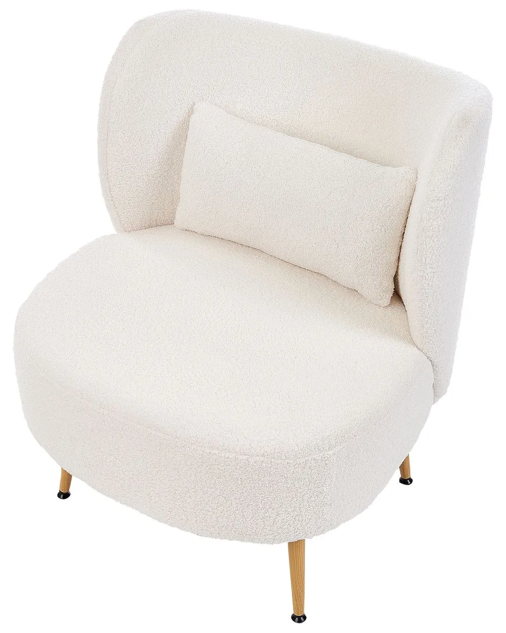 Armchair OTSBY II with Cushion Boucle Cream