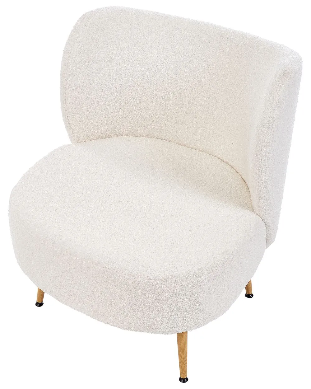 Armchair OTSBY II with Cushion Boucle Cream