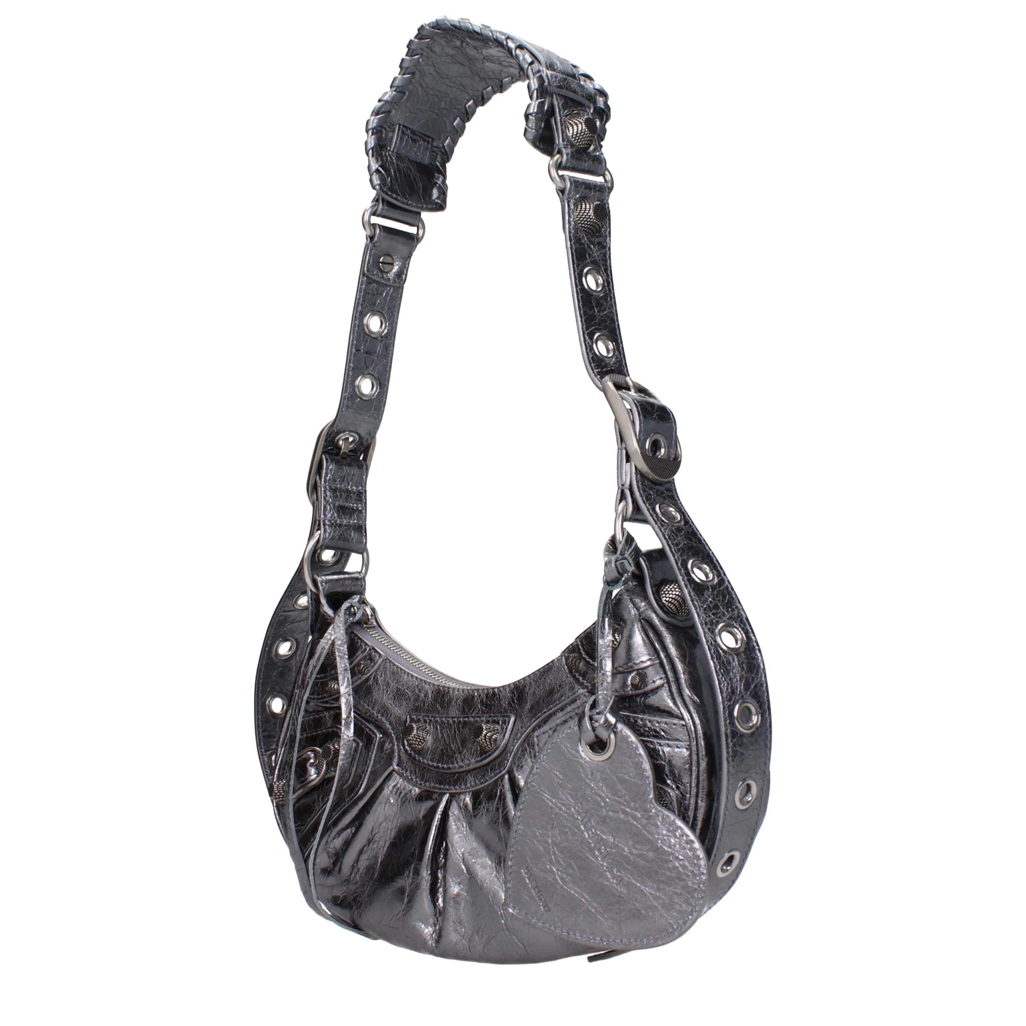 Balenciaga Borse a Tracolla Le cagole Donna Pelle Argento