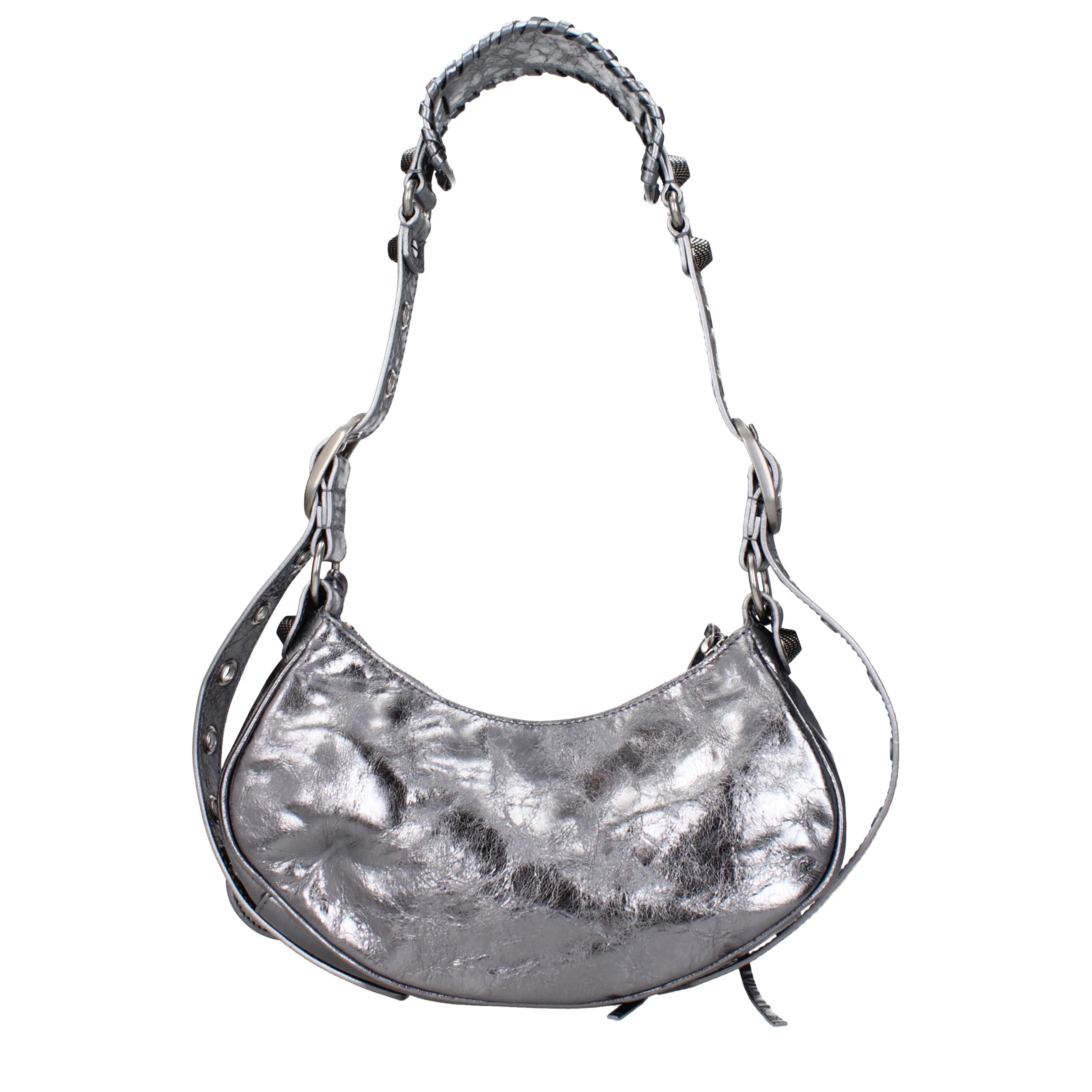 Balenciaga Borse a Tracolla Le cagole Donna Pelle Argento