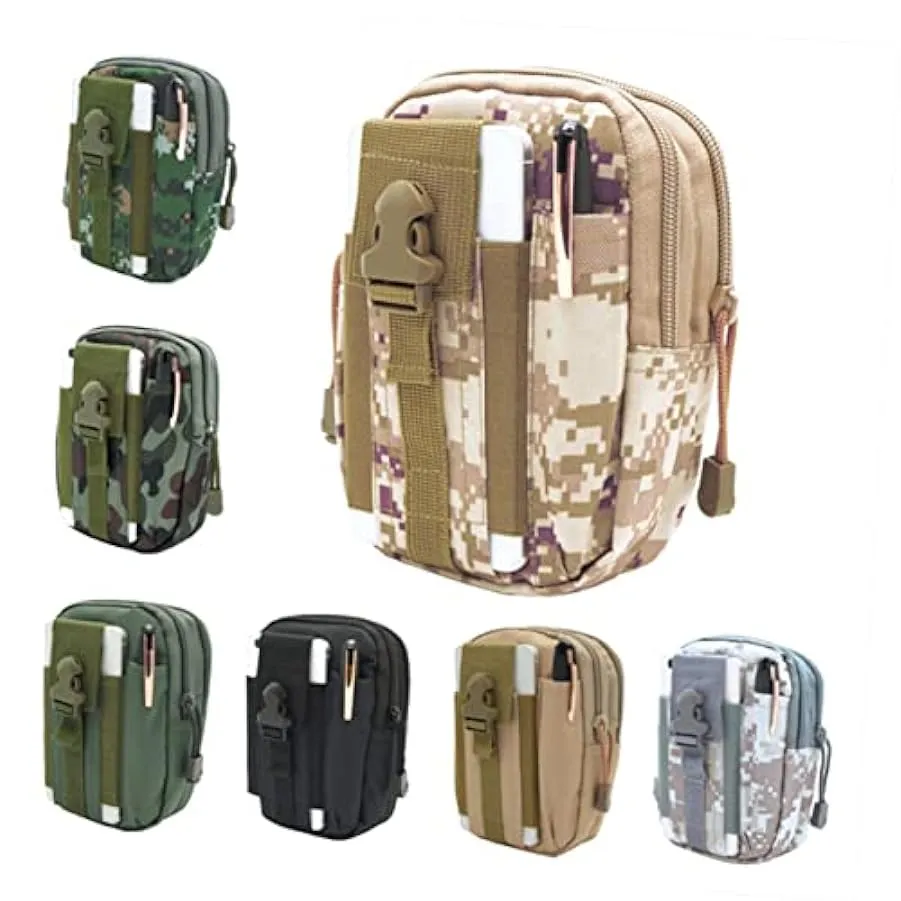 BESPORTBLE 2-Pack Thigh Bag Hiking Drop Leg Pouch Riding Waist Pack Bee-related