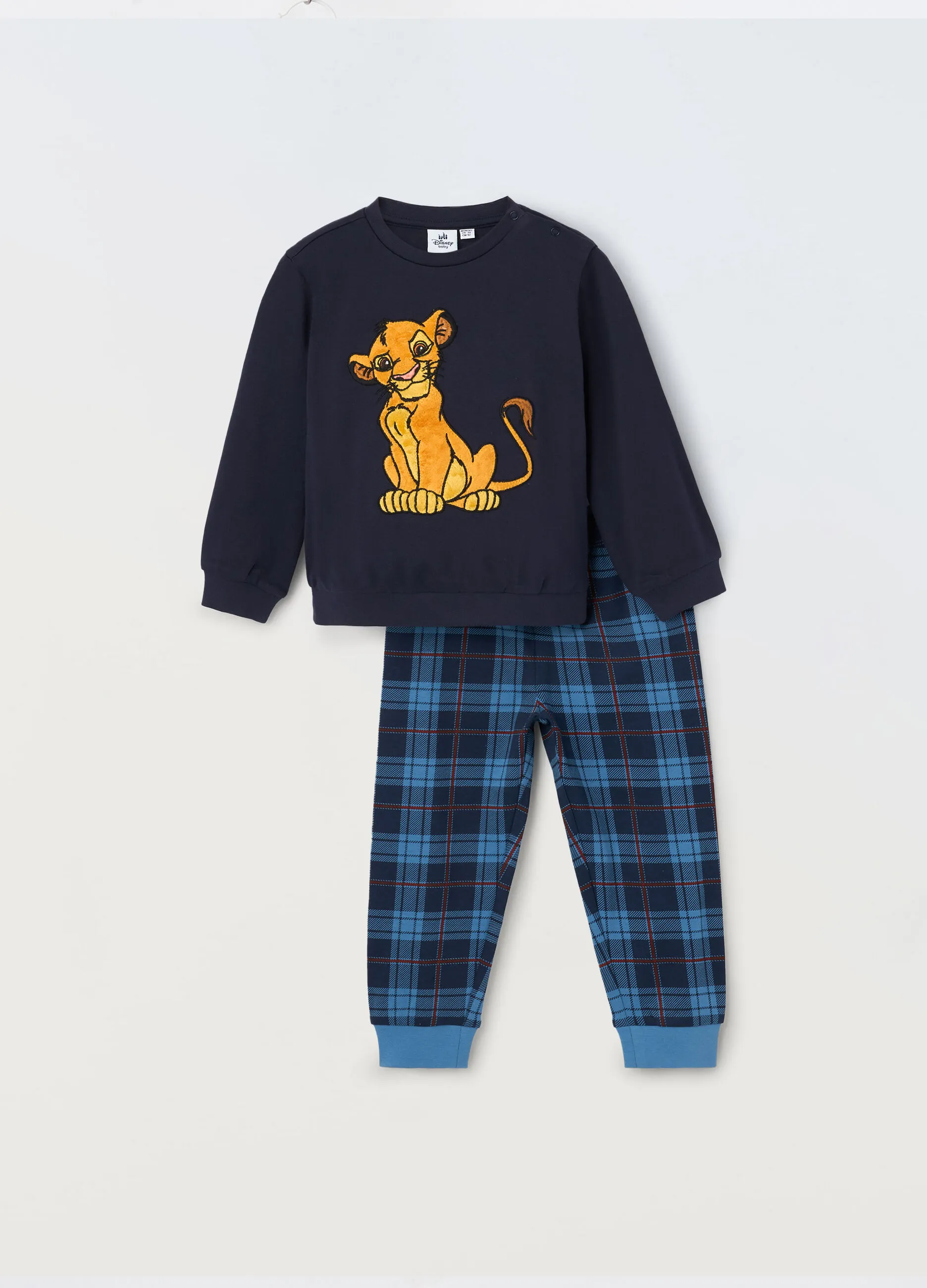 BLUKIDS  Set pigiama in puro cotone neonato