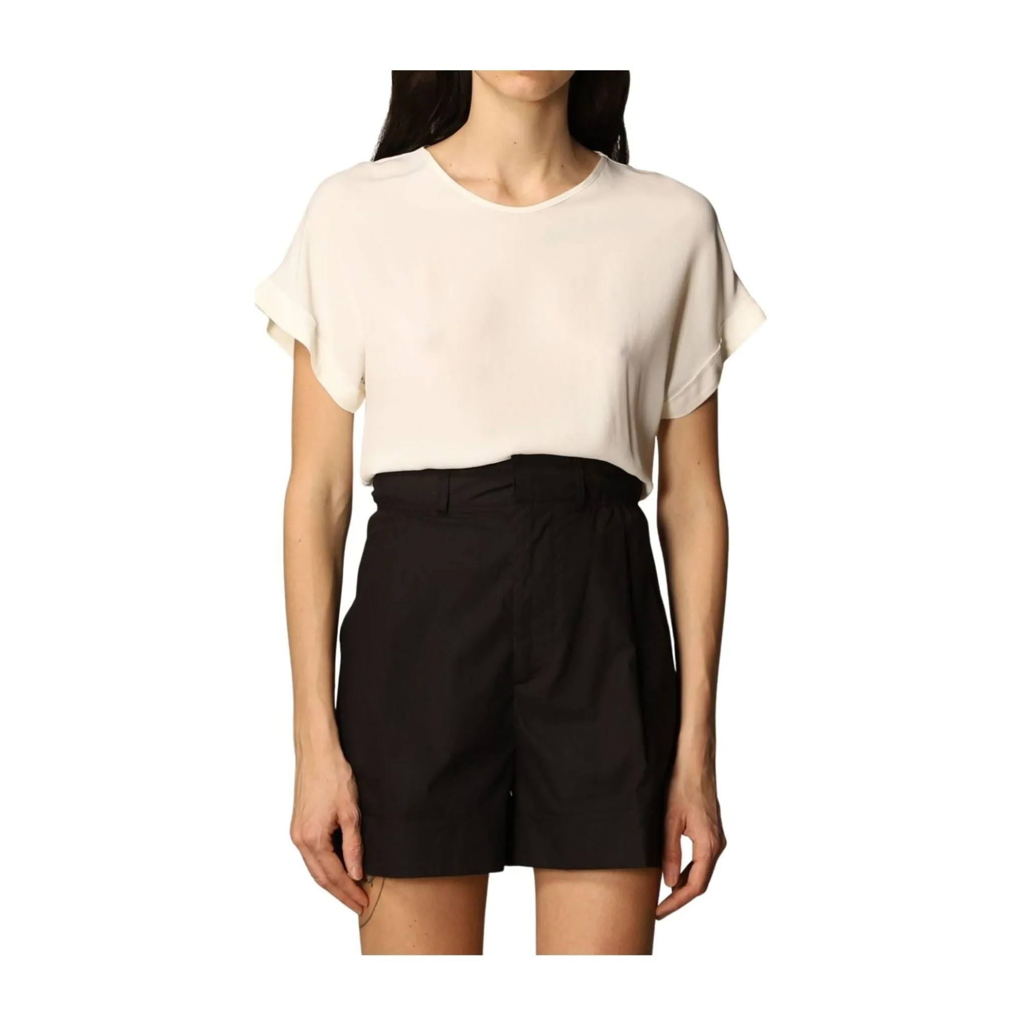 Blusa Donna Panna con fiocco