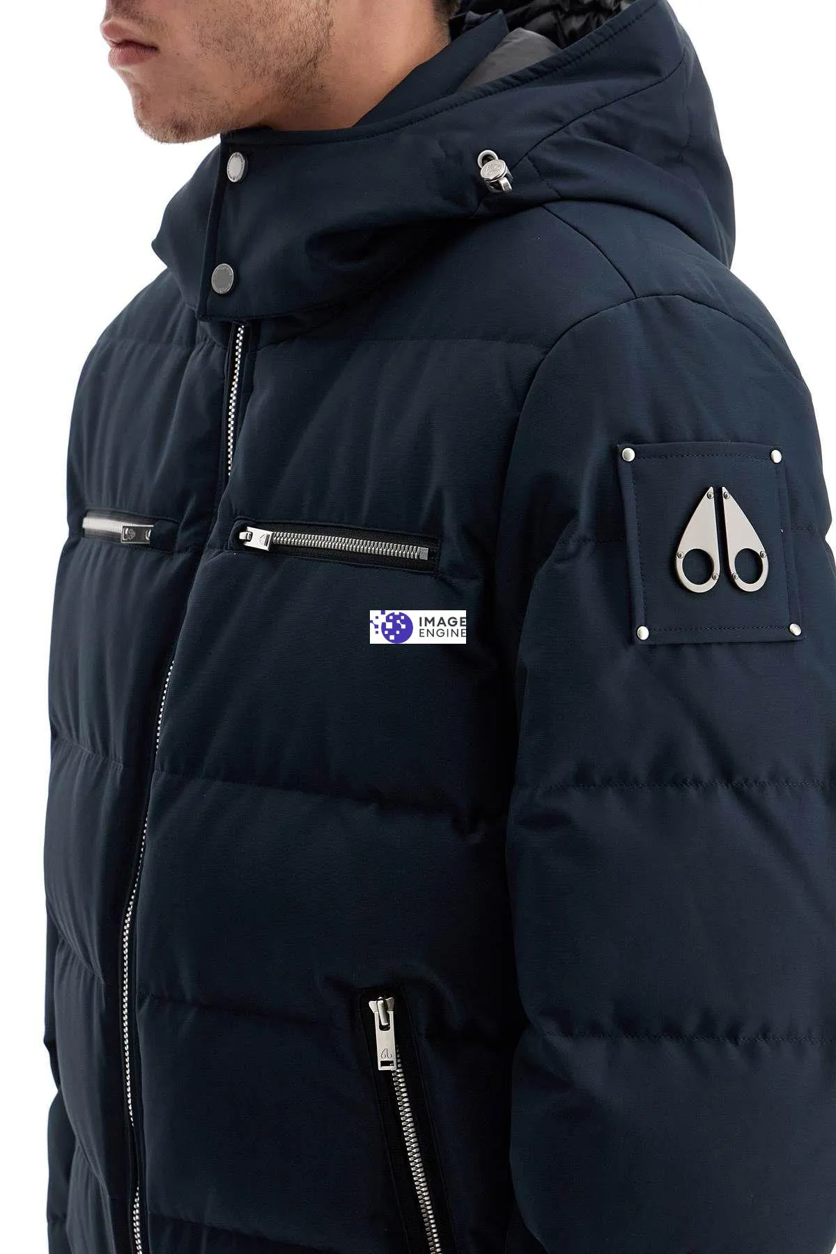 Bomber con cappuccio Cloud