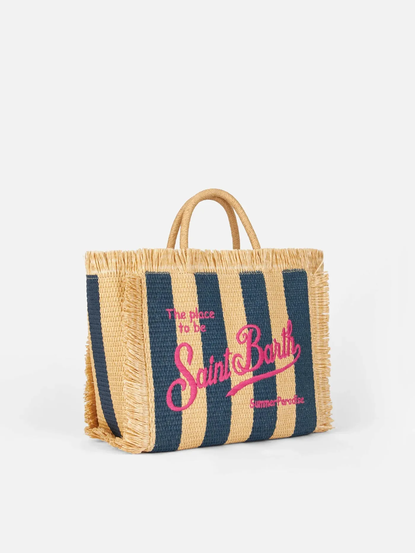 Borsa Colette in Paglia / Blu