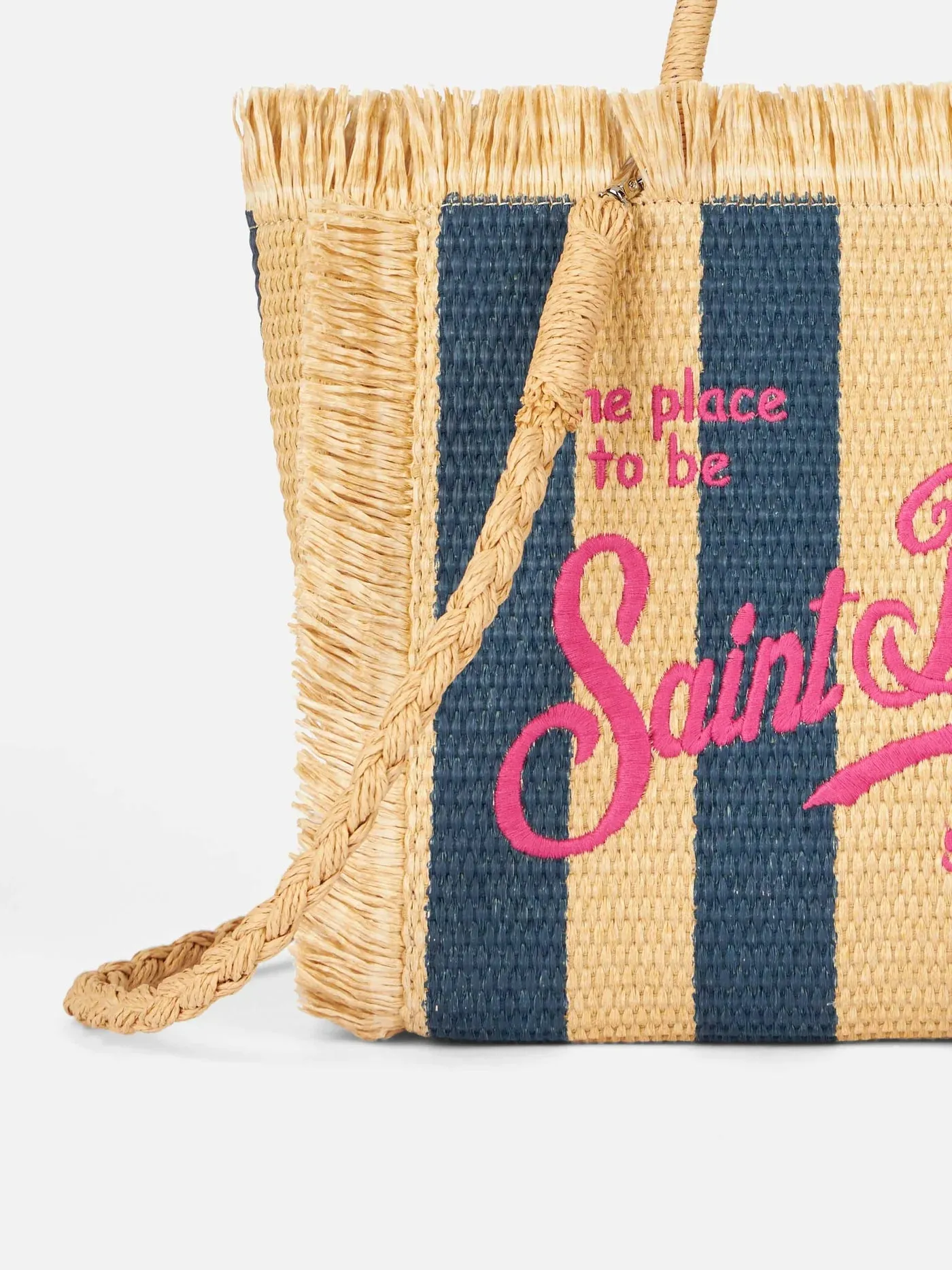 Borsa Colette in Paglia / Blu