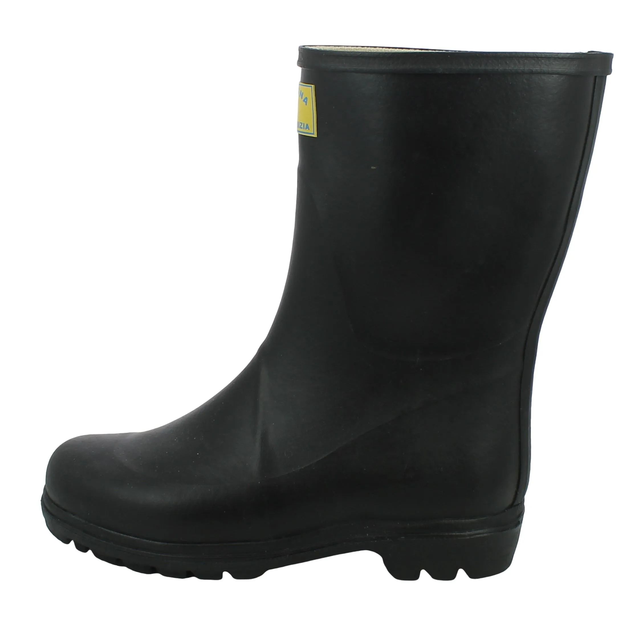 BRAND  Stivale in Gomma Nero Donna 