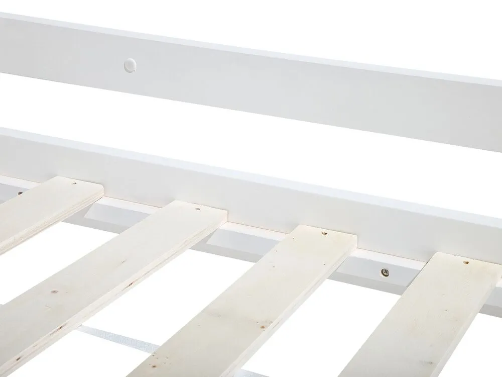 Bunk Bed with Drawers Wood REGAT 90 x 200 cm (EU Single) White