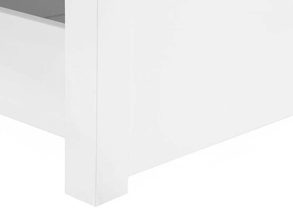 Bunk Bed with Drawers Wood REGAT 90 x 200 cm (EU Single) White
