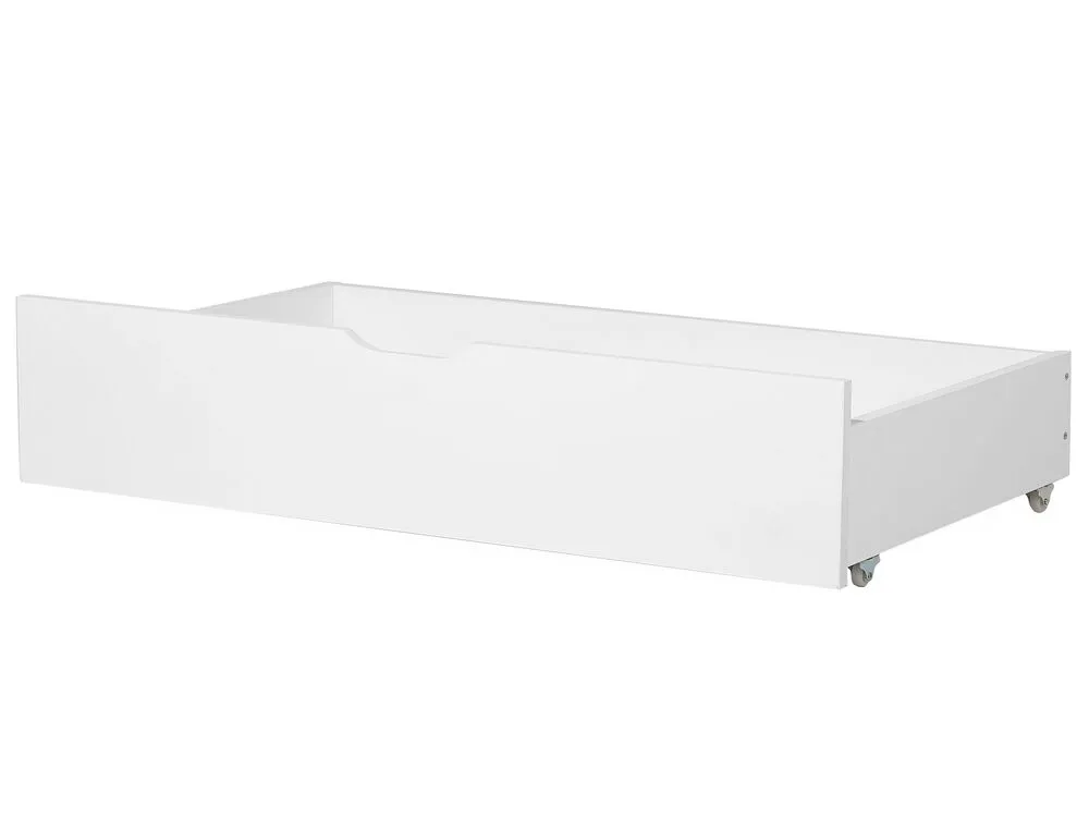 Bunk Bed with Drawers Wood REGAT 90 x 200 cm (EU Single) White