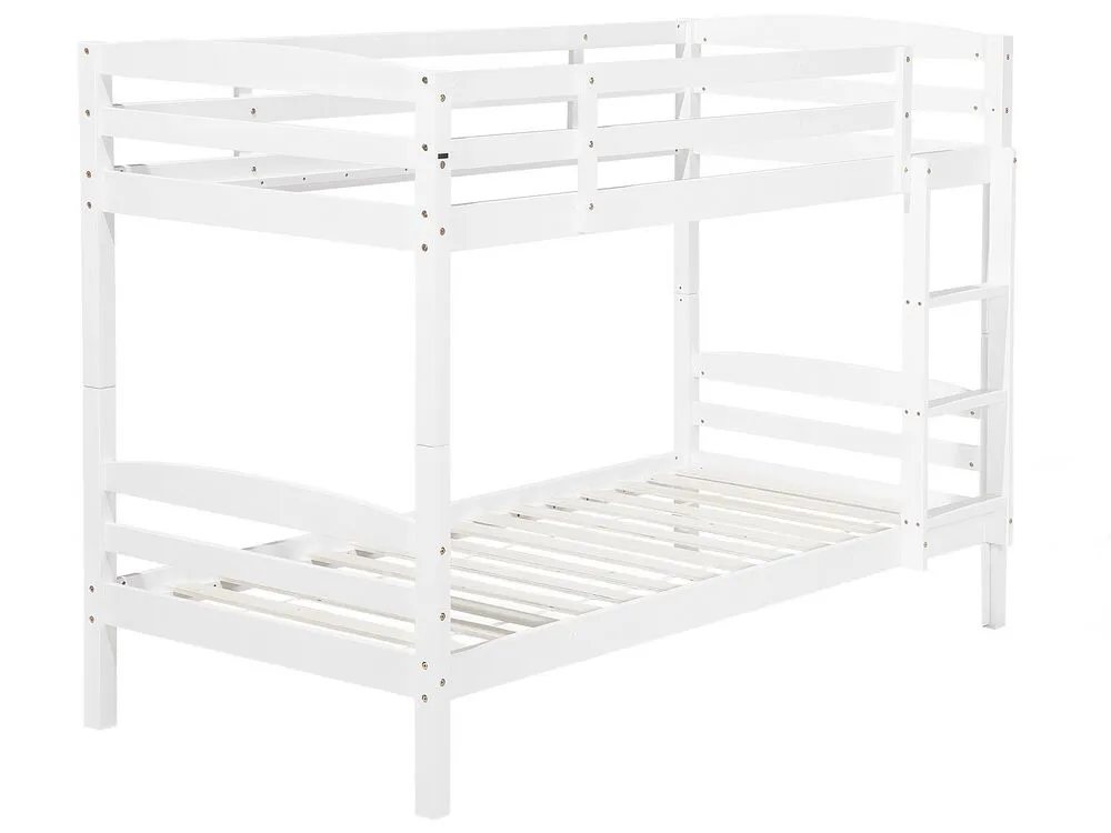 Bunk Bed with Drawers Wood REGAT 90 x 200 cm (EU Single) White