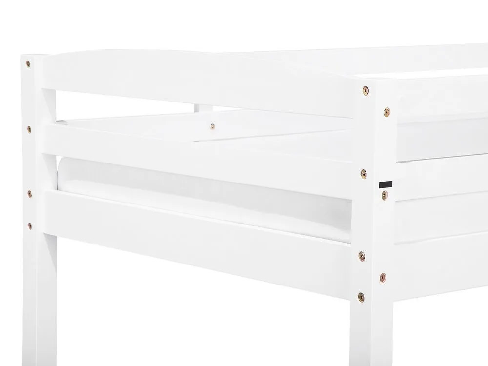 Bunk Bed with Drawers Wood REGAT 90 x 200 cm (EU Single) White