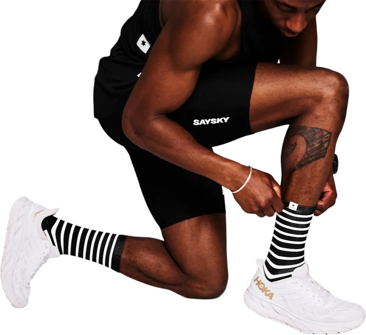Calze Combat Socks with Stripe Pattern by Saysky