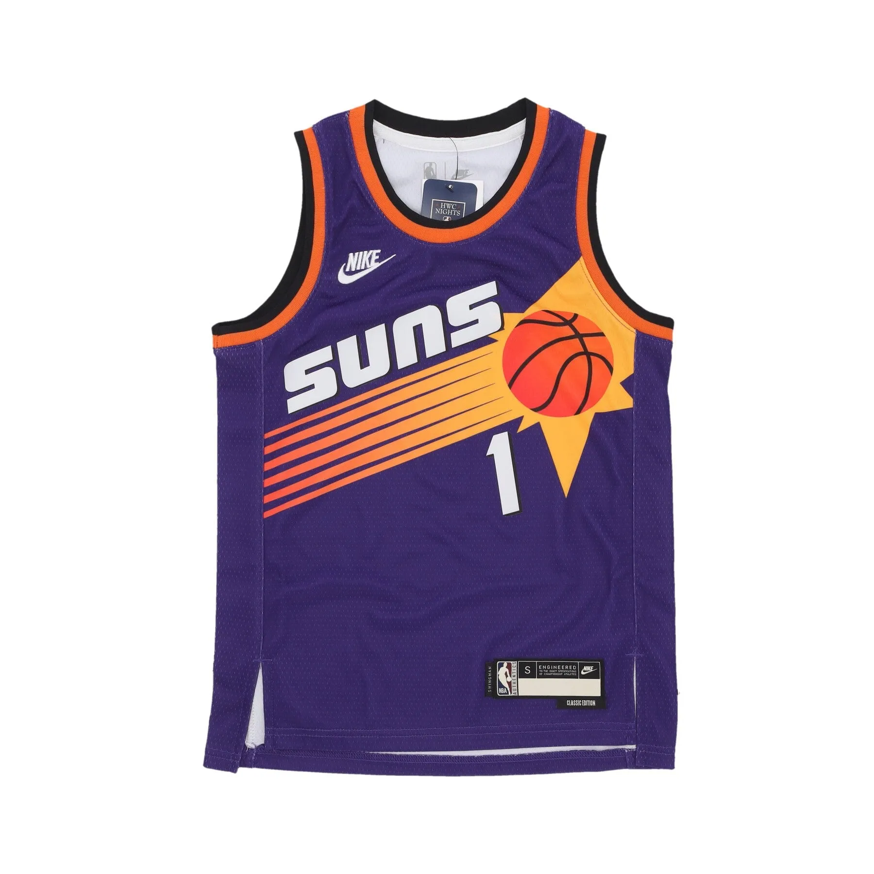 Canotta Basket Ragazzo Nba Hardwood Classics Swingman Jersey No 1 Devin Booker Phosun Original Team Colors