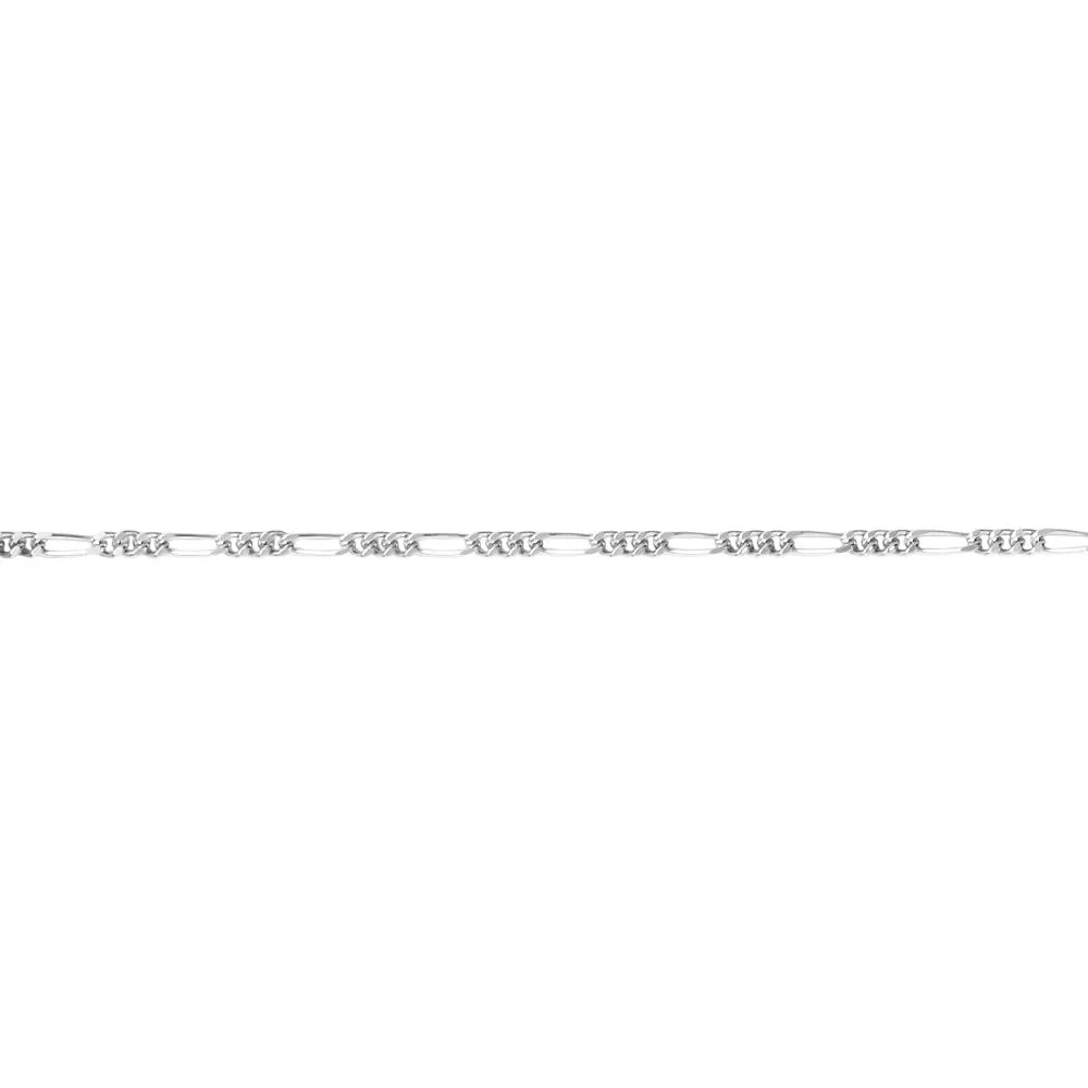Catena Gentleman Argento Rodiato 925/1000 Maglia Alternata 1/3 50 cm 1098508