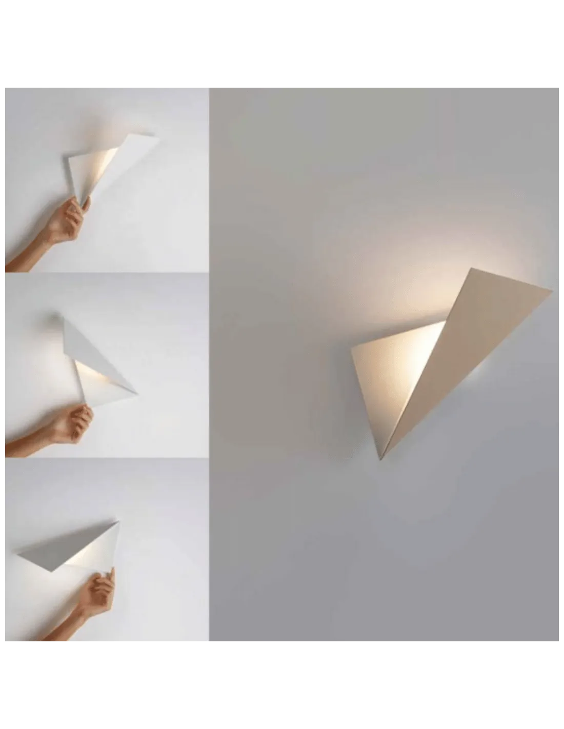 Cattaneo Kami 891/30A Lampada da parete Green Verde, Sistema LED 15W, Luce calda, 1500 Lumen, 3000K, Orientabile, Moderna, IP20