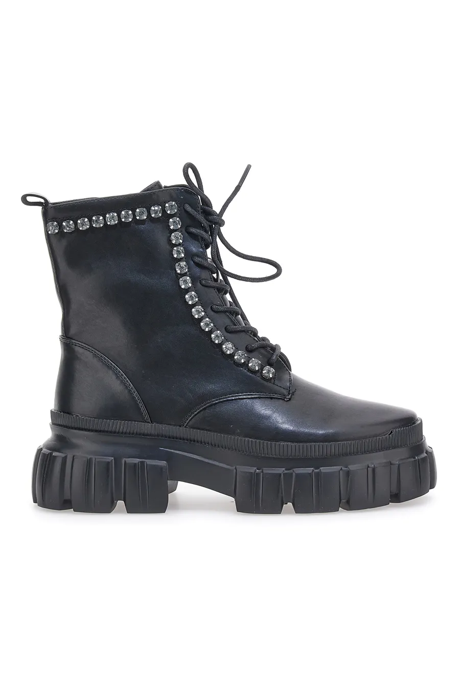 Combat Boots Neri Dame Rose 580308 - Affordable Combat Boots for Women - Shop Now