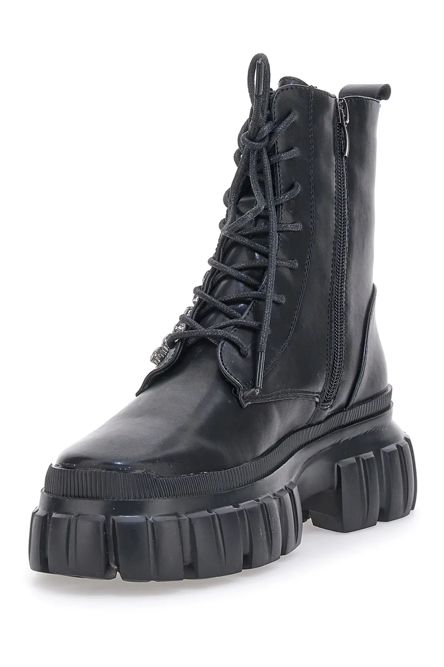 Combat Boots Neri Dame Rose 580308 - Affordable Combat Boots for Women - Shop Now