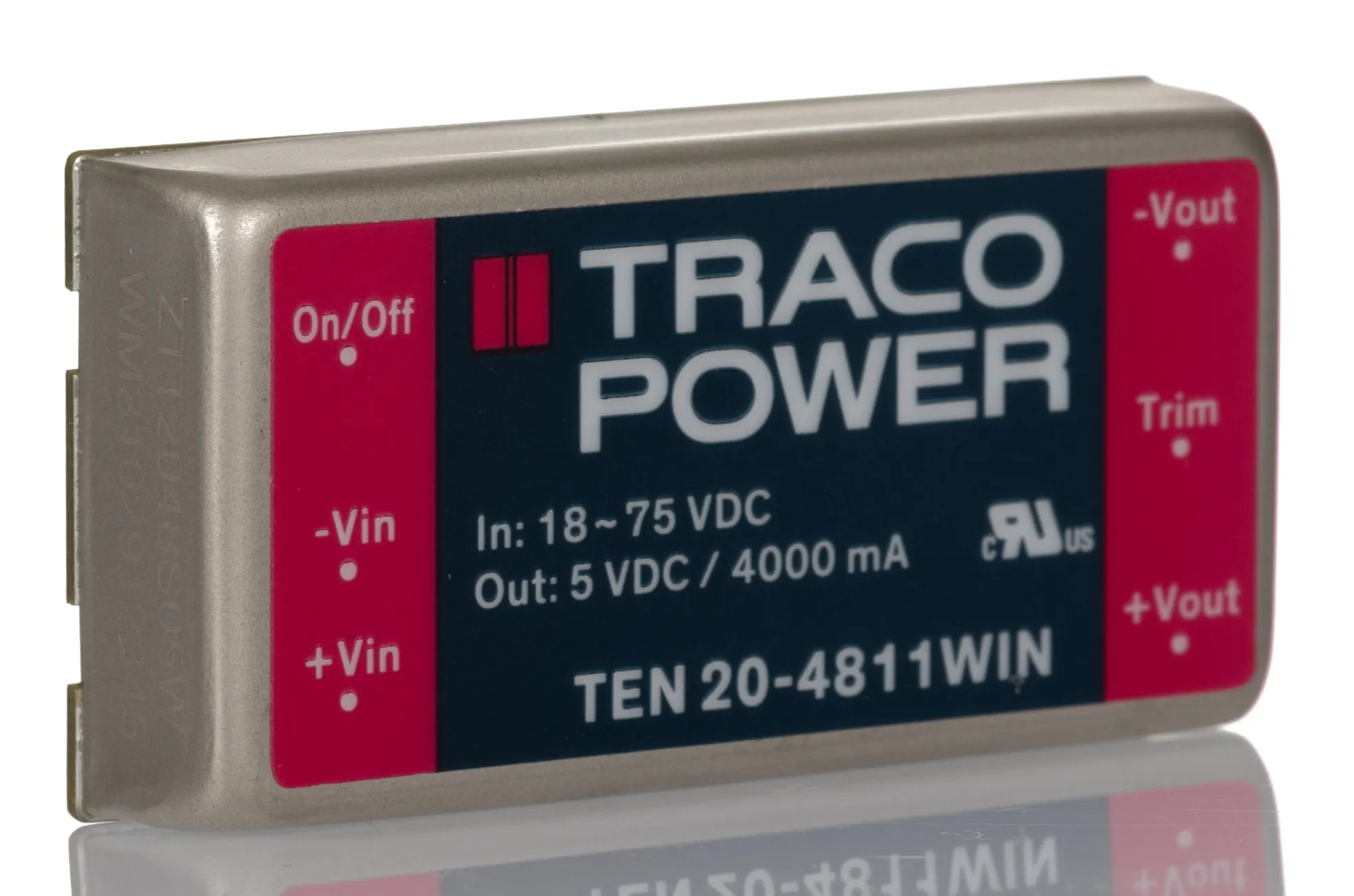Convertitore c.c.-c.c. 20W, Vin 18 → 75 V c.c., Vout 5V cc, 1.5kV cc