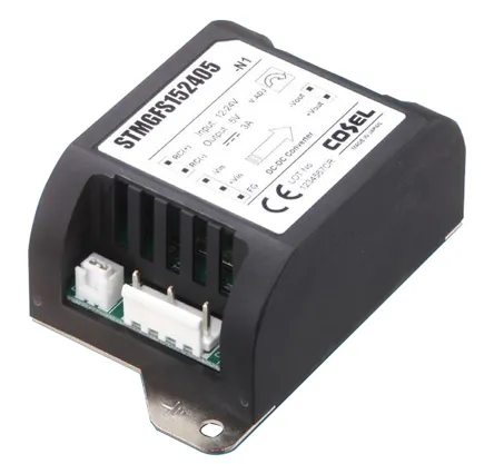 Convertitore c.c.-c.c. 30W, Vin 9 → 36 V c.c., Vout 5V cc, 500V cc