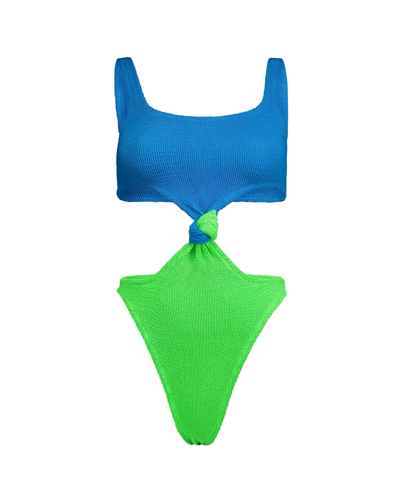 Costume Laurel crinkle blu verde