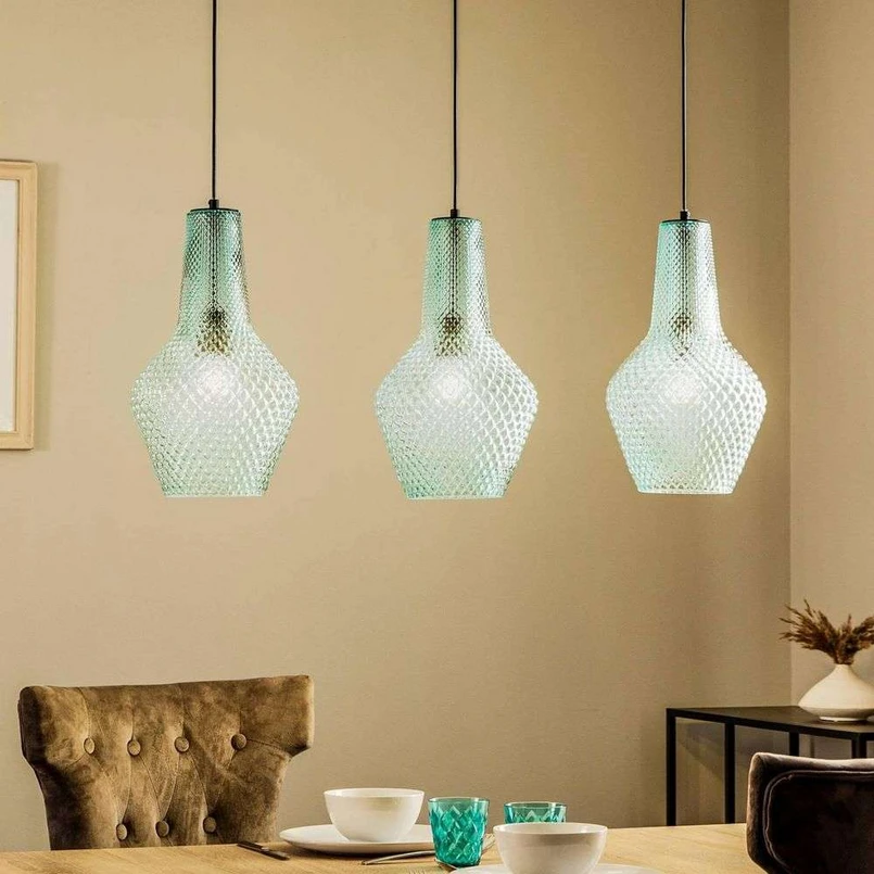 Drakar 3 Lampada a Sospensione Ø25 Chiaro Blu - Lindby | Acquista online