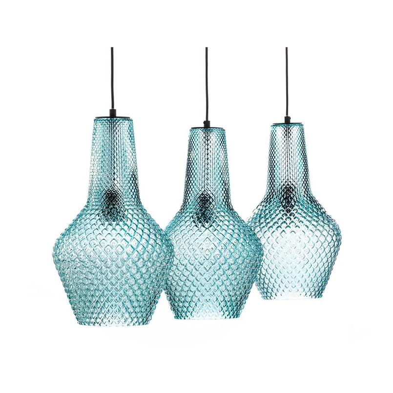 Drakar 3 Lampada a Sospensione Ø25 Chiaro Blu - Lindby | Acquista online