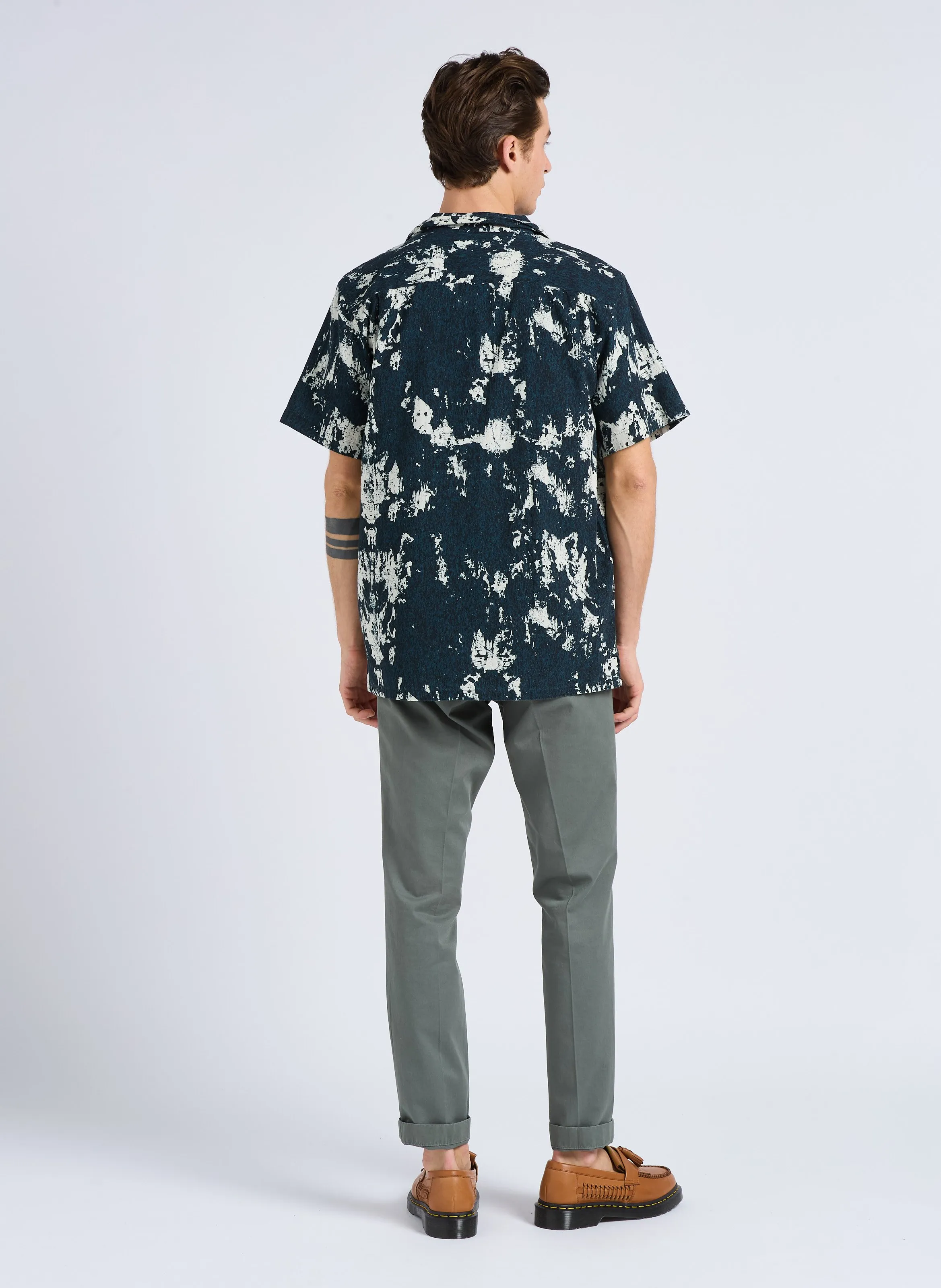  FARAH   STACY - T-shirt scollo tondo in cotone bio | Blu