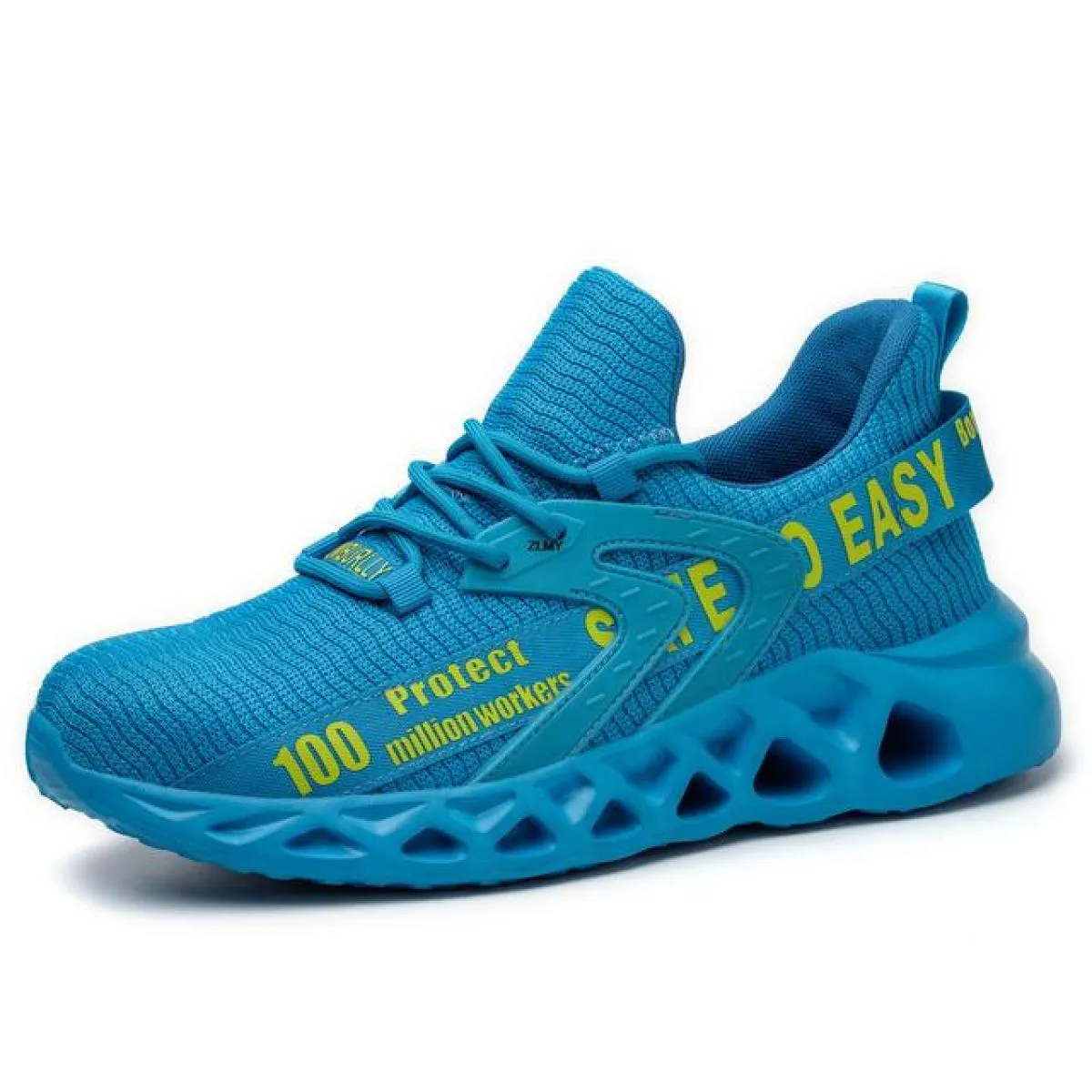 Fashionable steel toe safety sneaker Men's safety work shoes Anti-puncture work boots