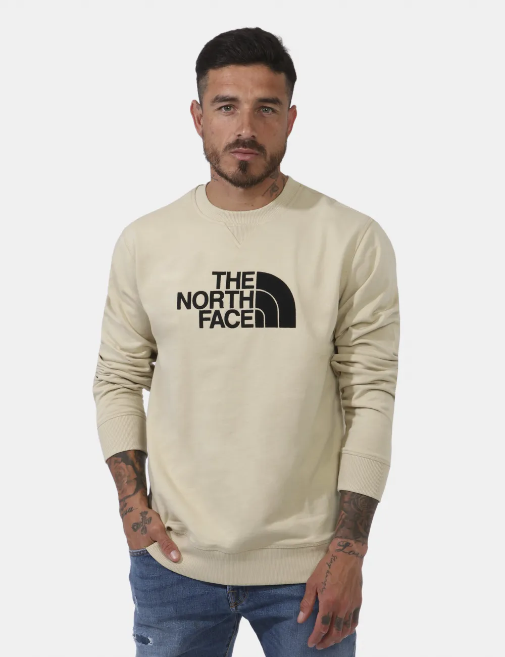 Felpa The North Face Beige