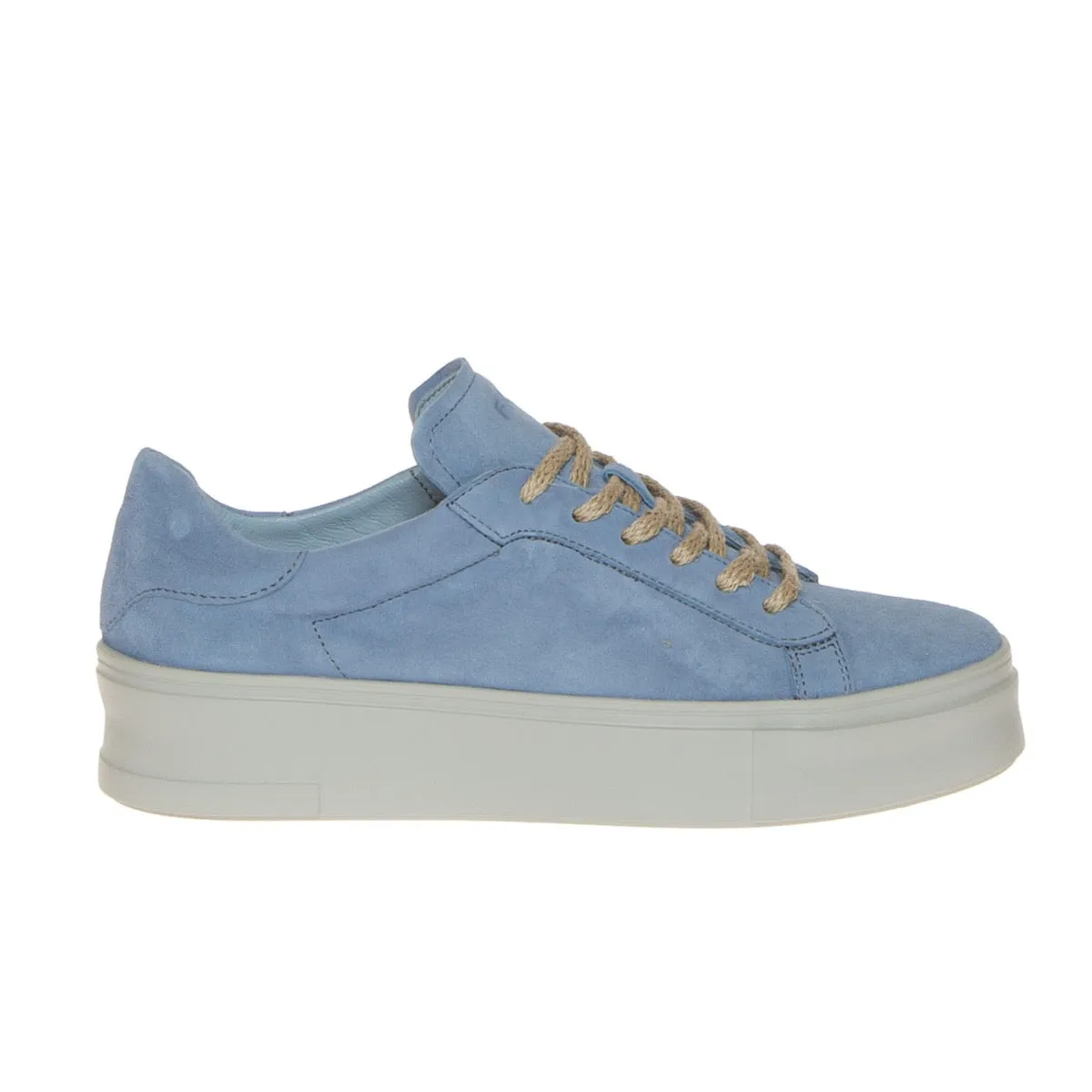 FRAU 36D7 SNEAKER PLATFORM NABUK AZZURRO JEANS  
