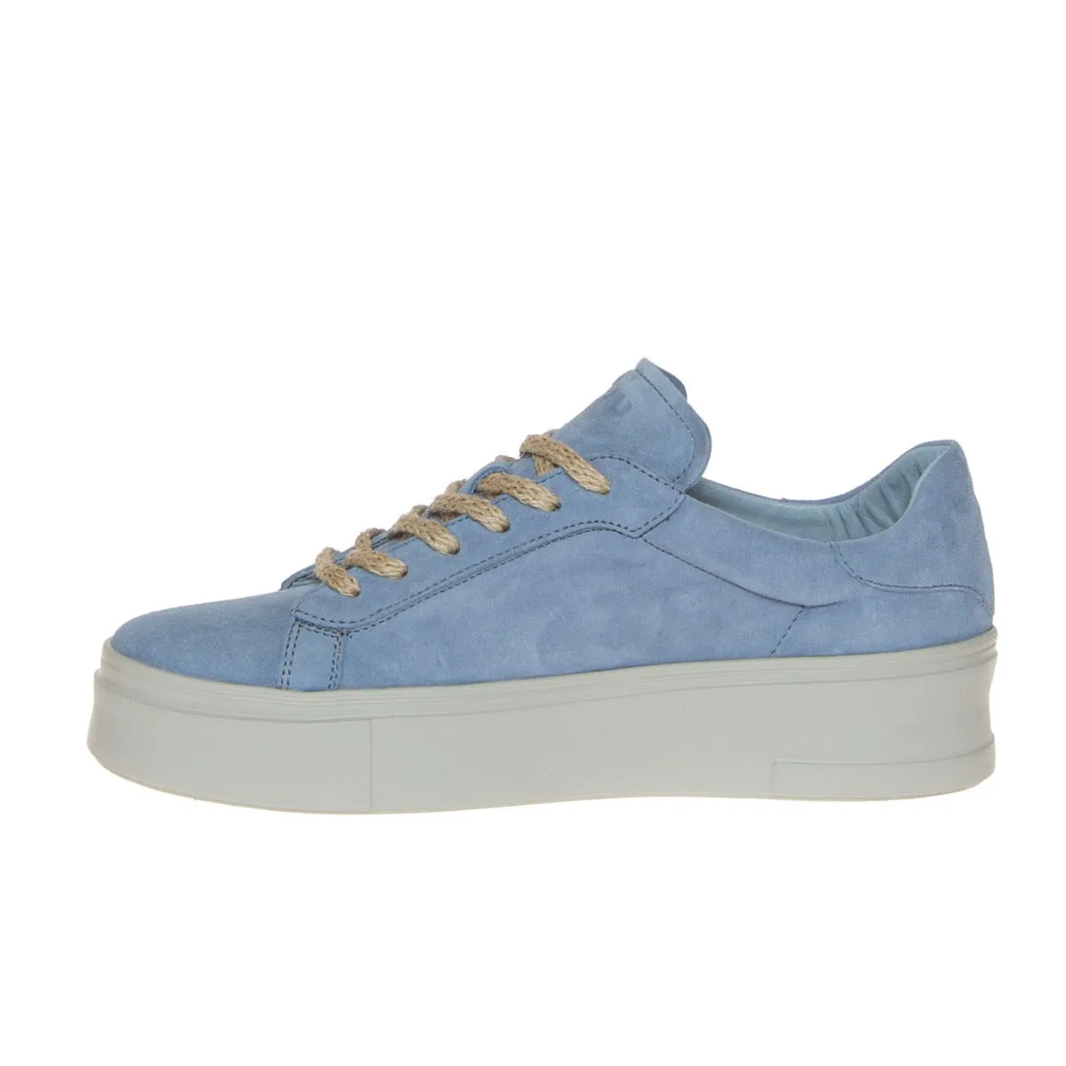 FRAU 36D7 SNEAKER PLATFORM NABUK AZZURRO JEANS  
