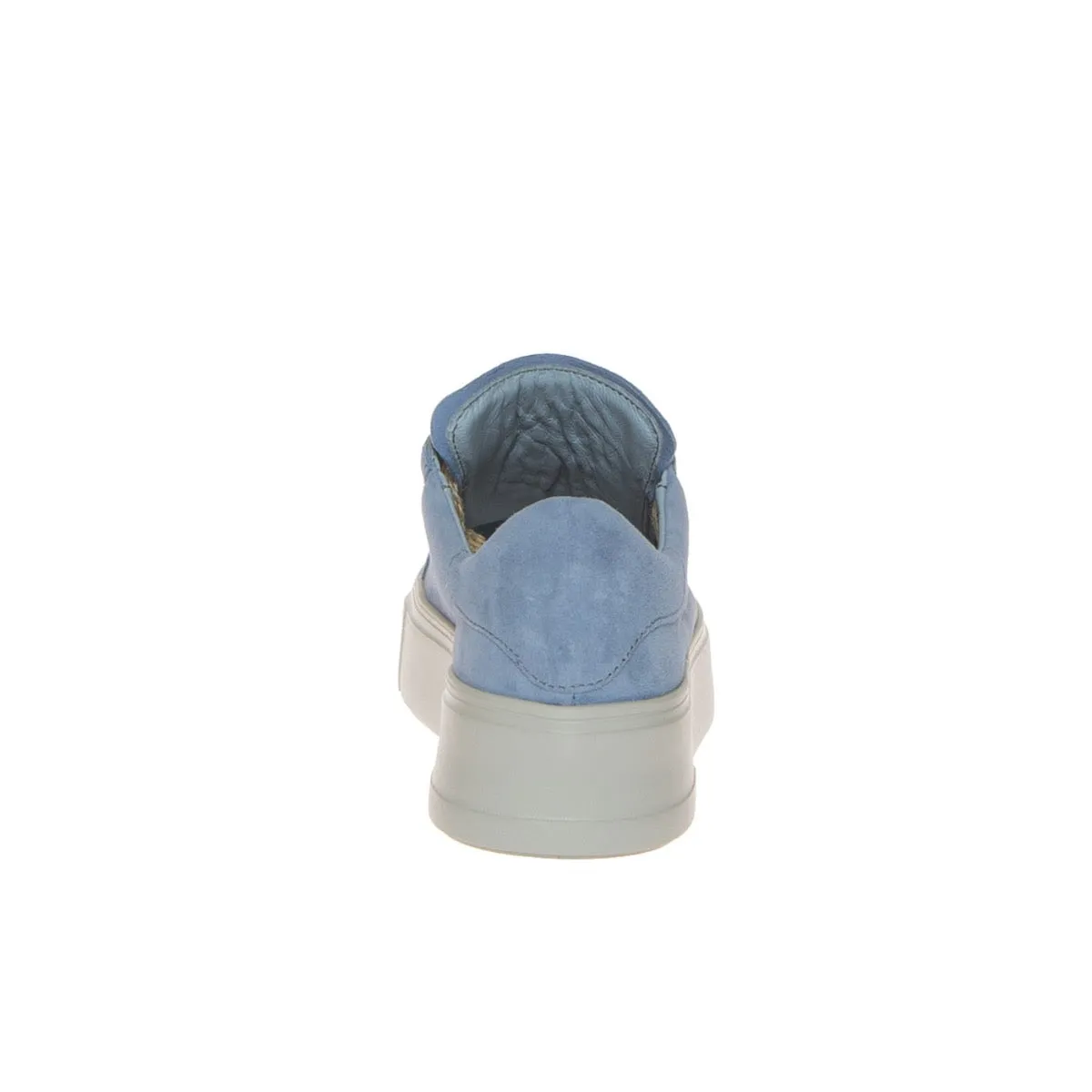 FRAU 36D7 SNEAKER PLATFORM NABUK AZZURRO JEANS  