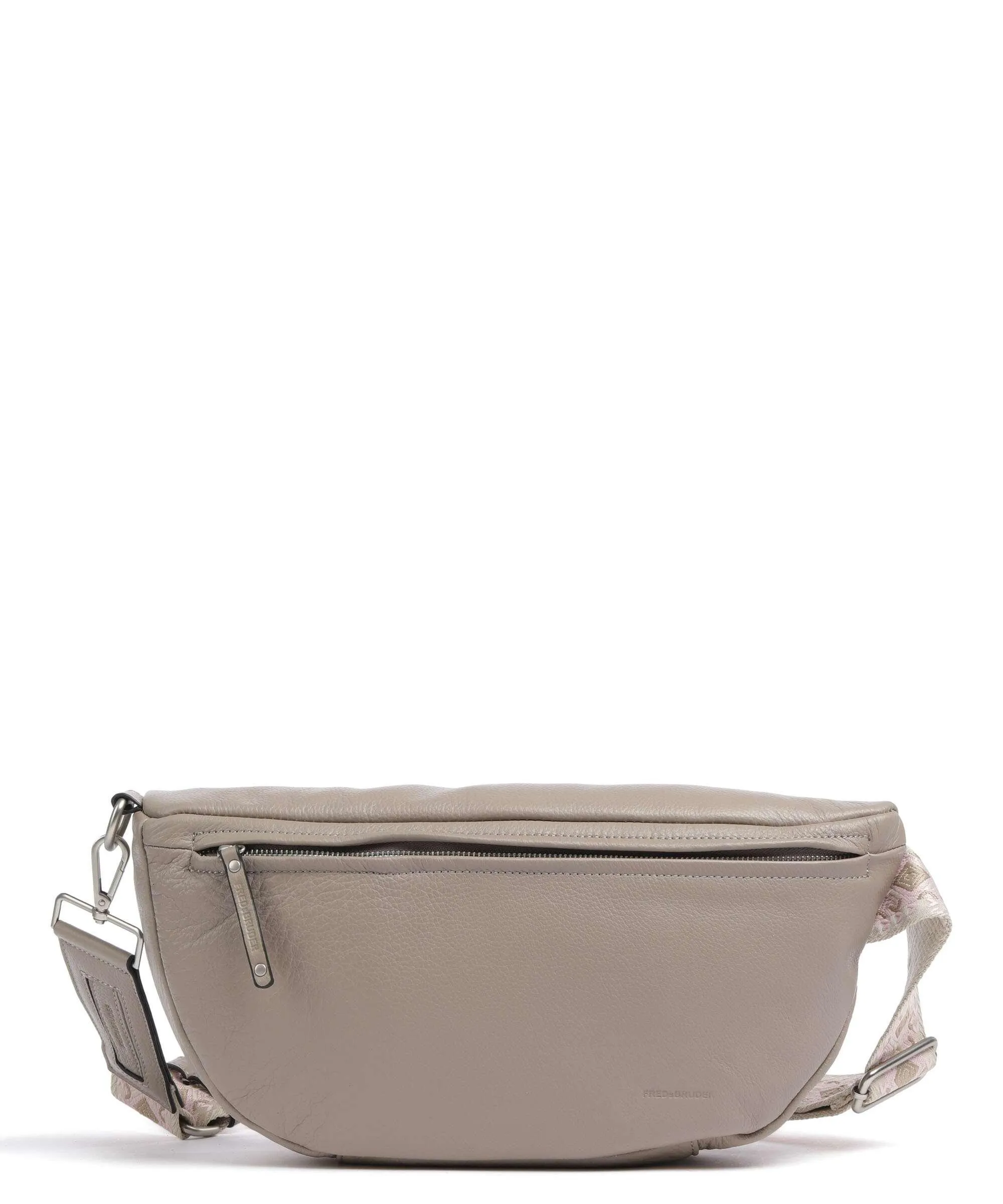  FredsBruder Sha Na Na Borsa a tracolla pelle a grana fine taupe  