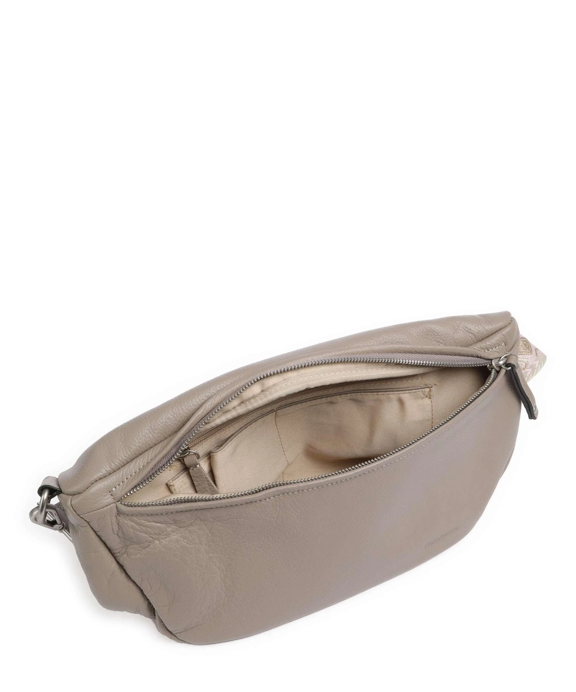  FredsBruder Sha Na Na Borsa a tracolla pelle a grana fine taupe  