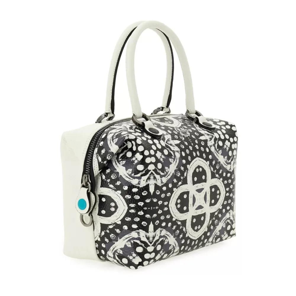 GABS G3 PLUS Handbag with Shoulder Strap in Leather - Optical Media Print