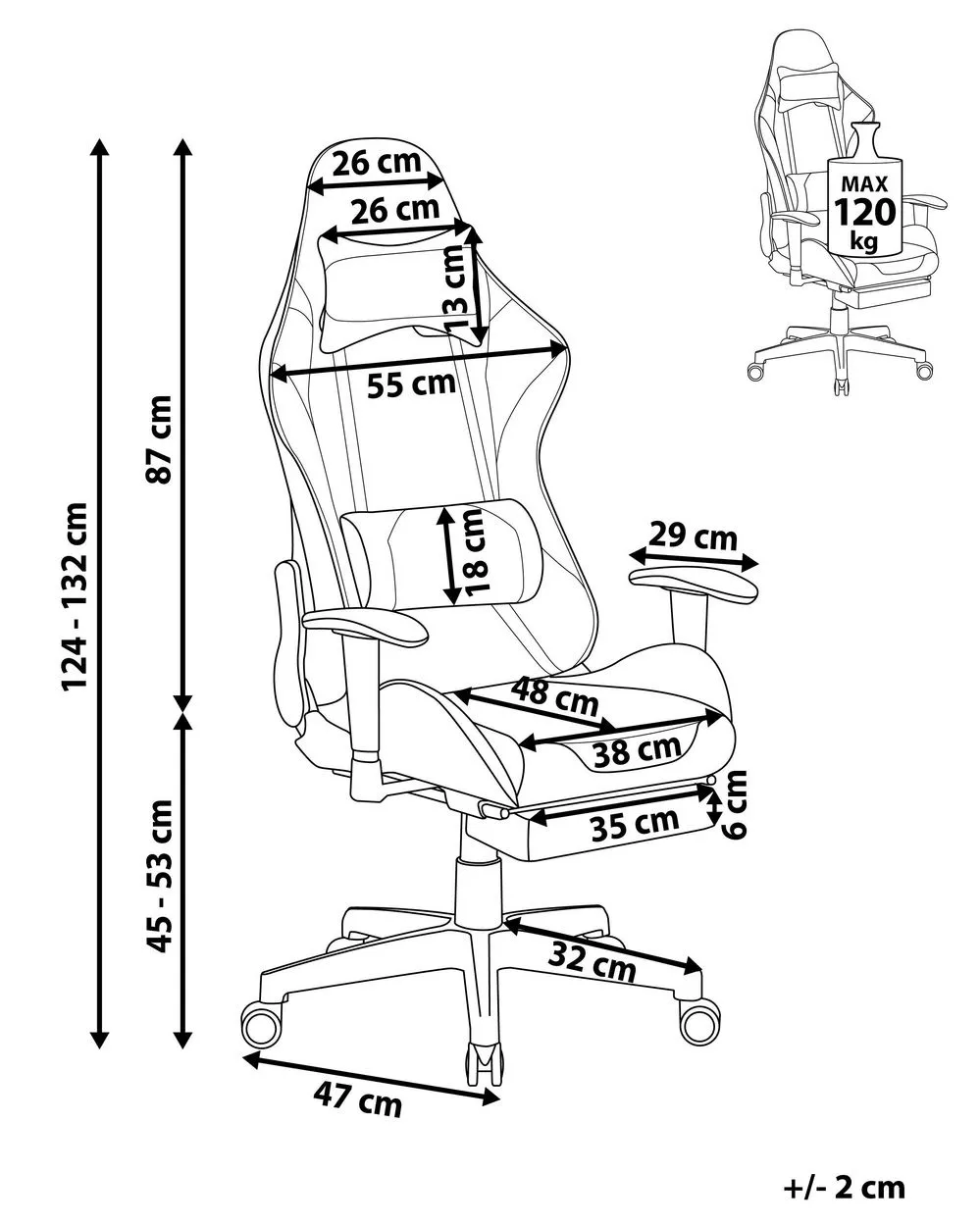 Gaming Chair Black VICTORY