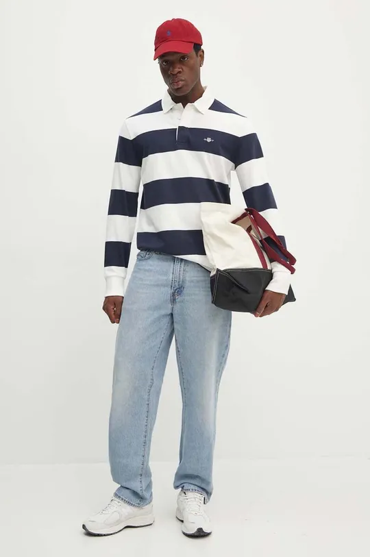 Gant top a maniche lunghe in cotone