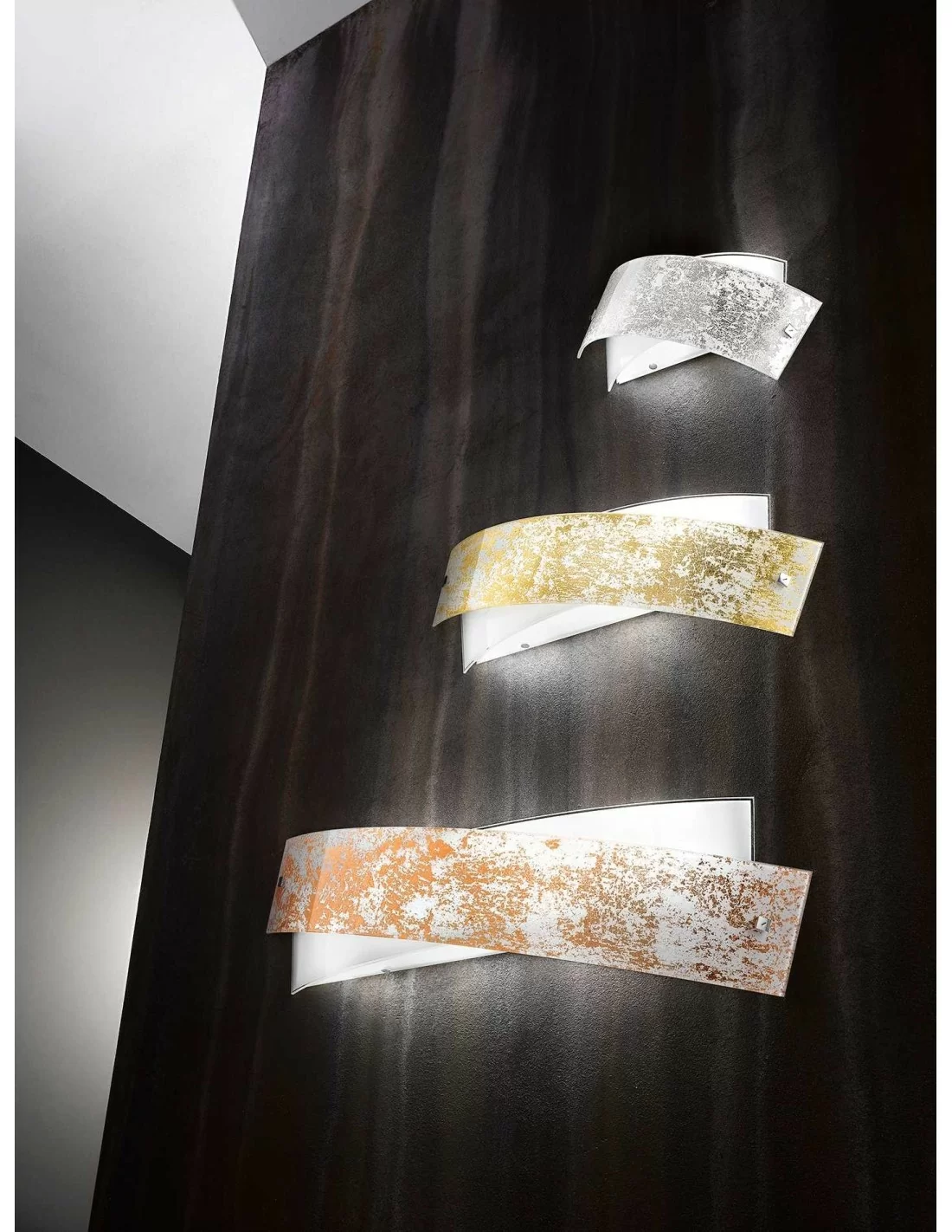 Gea Luce Camilla ap applique moderna in vetro finitura lucida