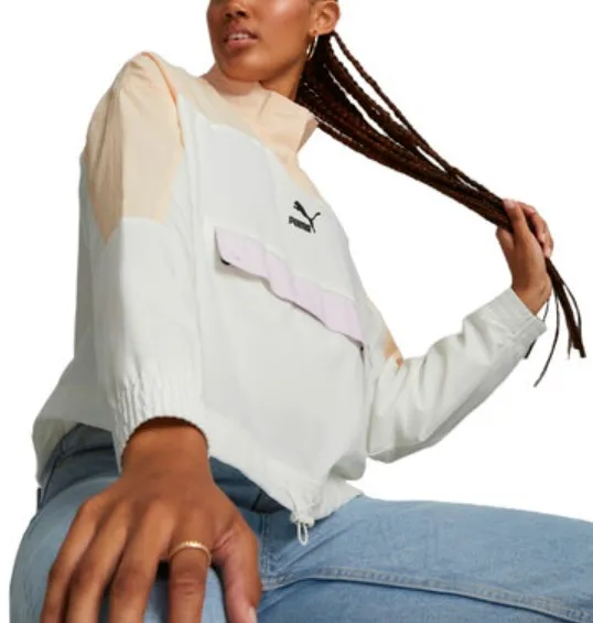 Giacche Puma SWxP Relaxed Half Zip Woven Jacket