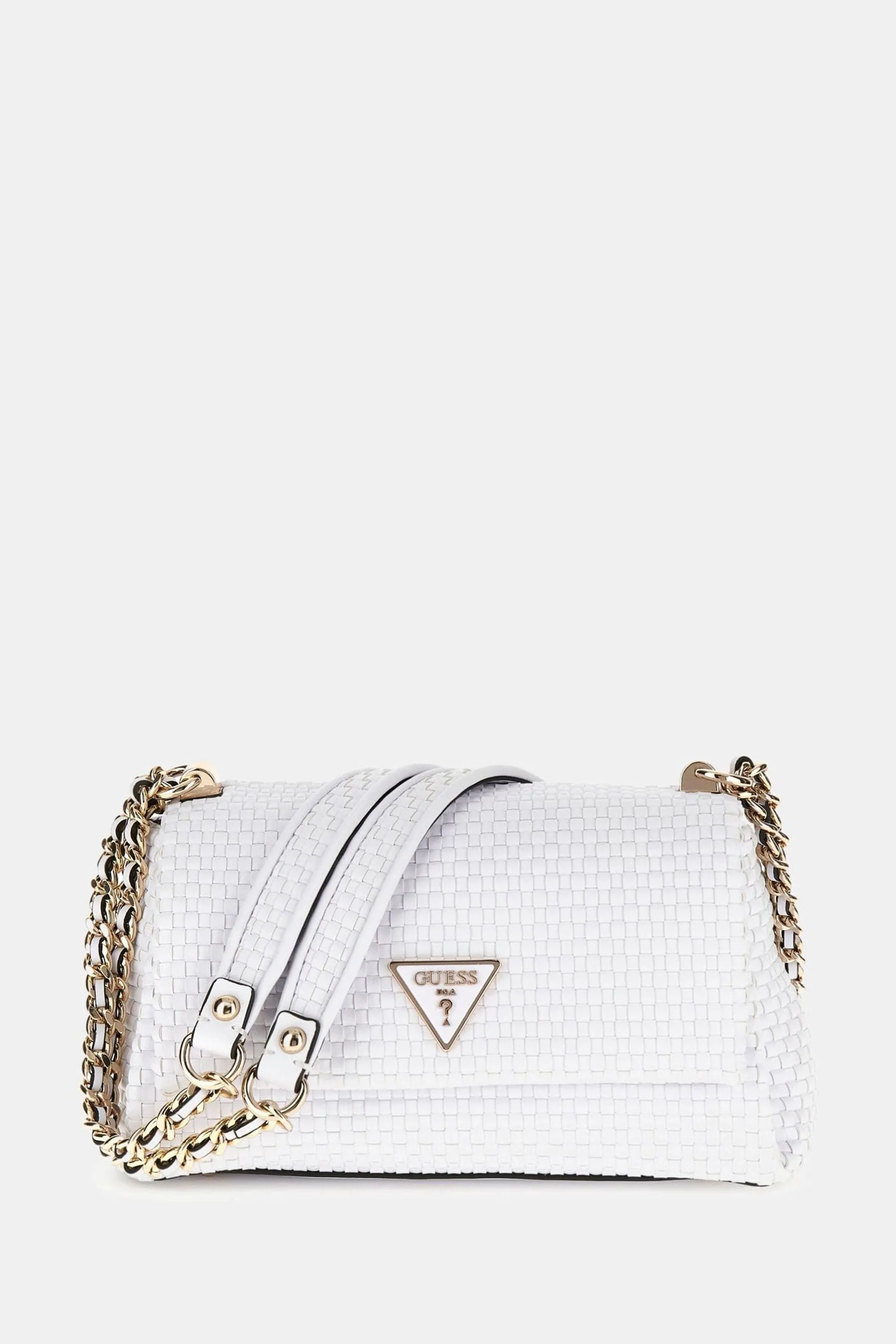GUESS - Etel - Double-faced handbag with flap and shoulder strap