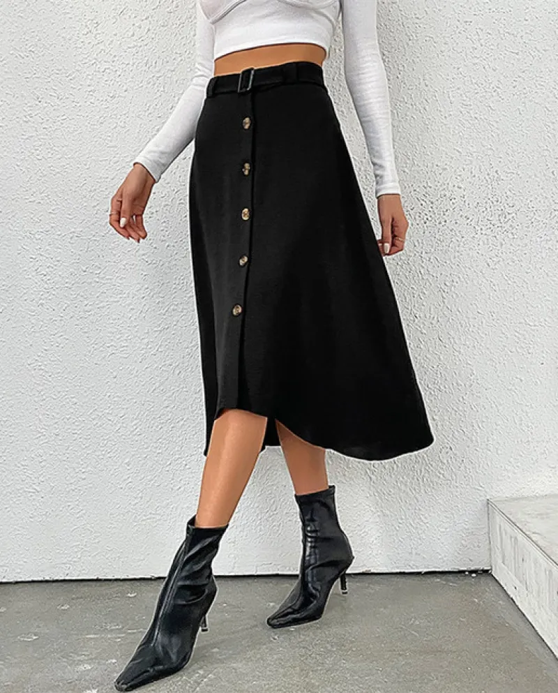 High-waisted slim-fit women's office work pants